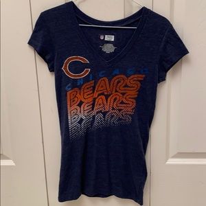Chicago Bears Women’s Short Sleeved V-Neck Shirt